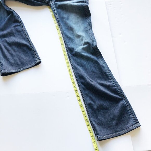 HUDSON Signature Bootcut Elm Dark Wash Double Button Flap Pocket Jeans Womens 28 - Picture 13 of 14